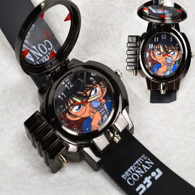 Anime Detective Conan Laser Children's Cartoon Watch