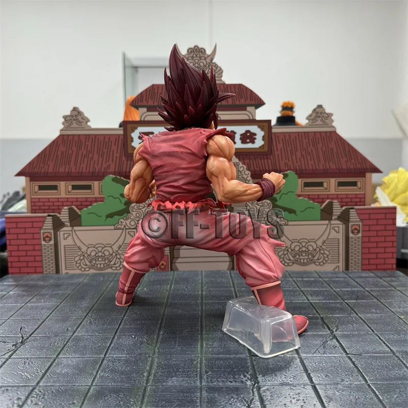 24cm Anime Dragon Ball Z Kaiouken Goku Figure Super Saiyan Son Goku Action Figurine Pvc Statue Collection Model Toys Gifts