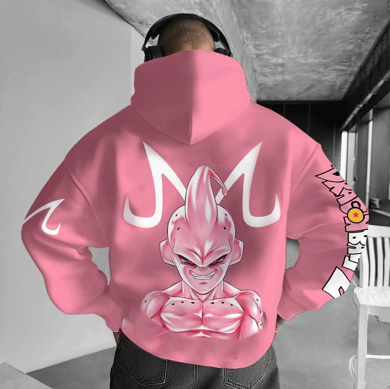 2025 Dragon Ball GOKU Anime Peripheral Printed Hoodie Autumn and Winter Korean Loose Men's and Women's Cotton Sweater