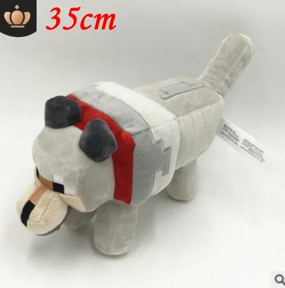 25cm-60cm Minecrafte Pig Stuffed Plush Toys Doll Iron Golem Zombie Enderman Ocelot Ender Dragon Kid Birthday Gift