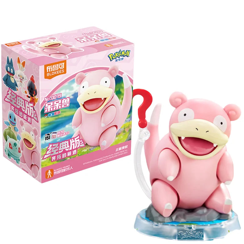 Original Blokees Pokemon Charizard Greninja Meowscarada Ceruledge Pikachu Blind Box Building Blocks Action Figure Anime Doll Toy