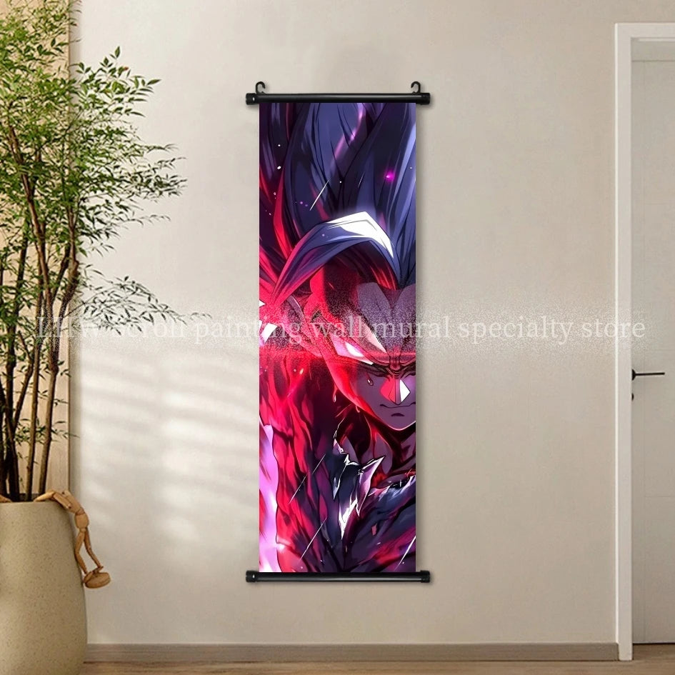 Anime Dragon Ball AI Poster HD Micro Spray Scroll Hanging Painting Living Room Esports Room Background Decoration