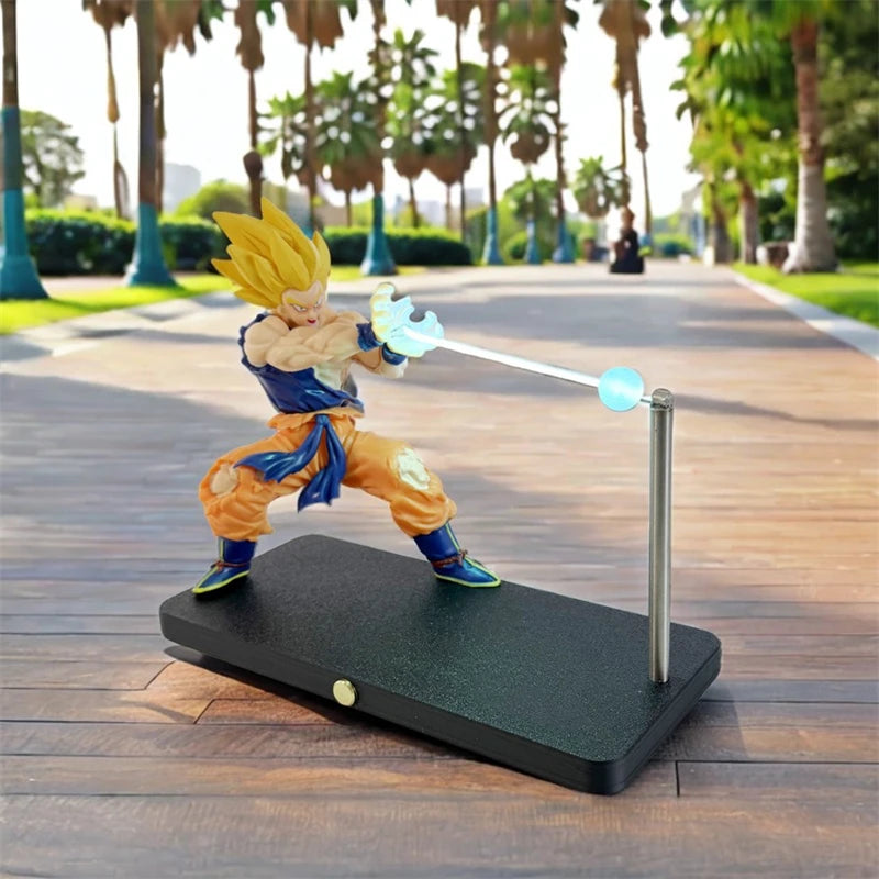 Anime characters DRAGON BALL Z Son Goku model lamp Super Saiyan one figure boy toy gift collection ornaments