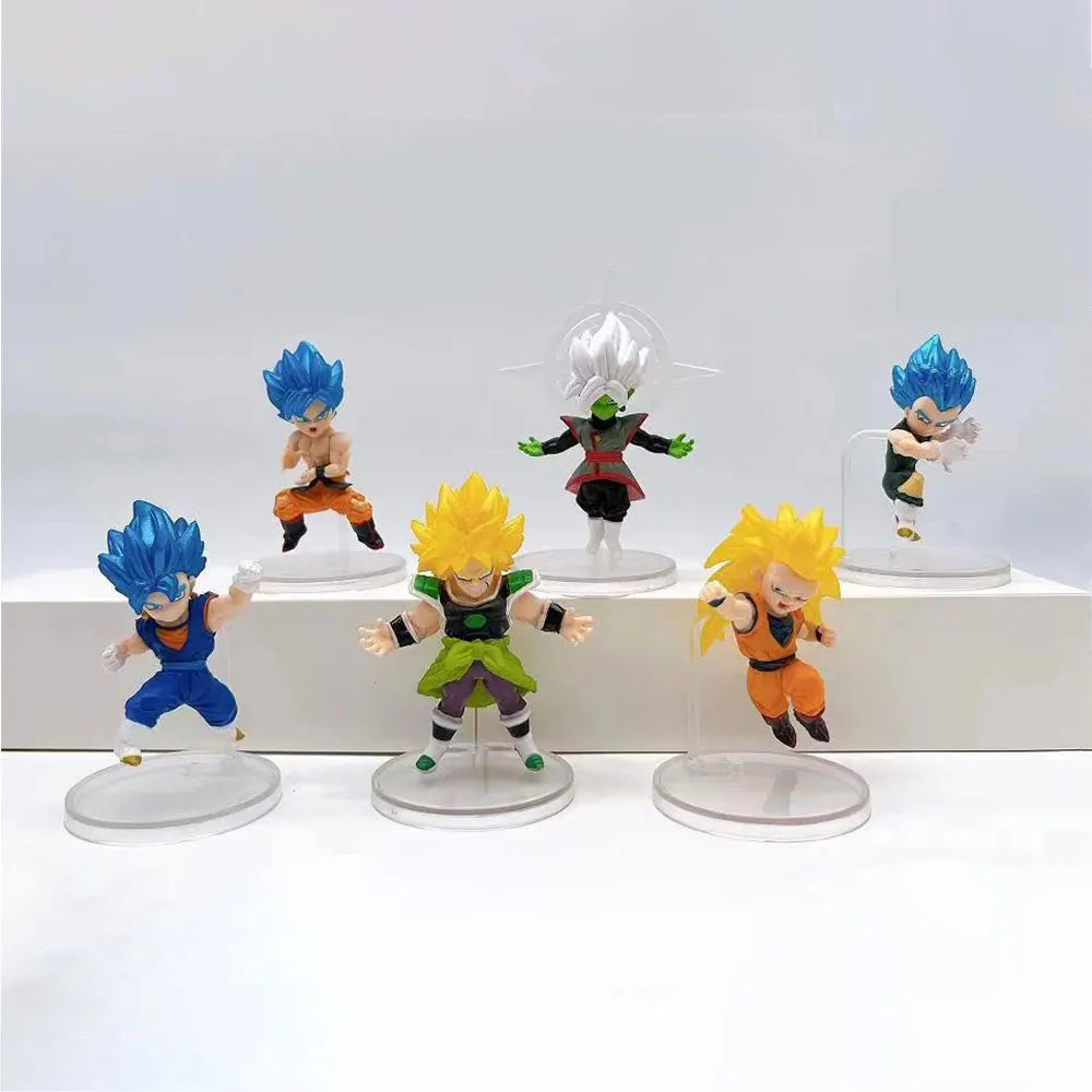 Dragon Ball Super Son Goku Vegeta Broly Buu Action Figure Dragon Ball Figure Set Anime Figurines Ultra Instinct Model Gifts Toys