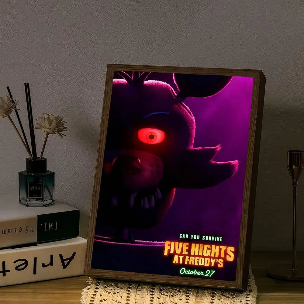Fnaf Five Nights At Freddy's M DIY Sticky Poster Fancy Wall Sticker For Living Room Bar Decoration Wall Decor