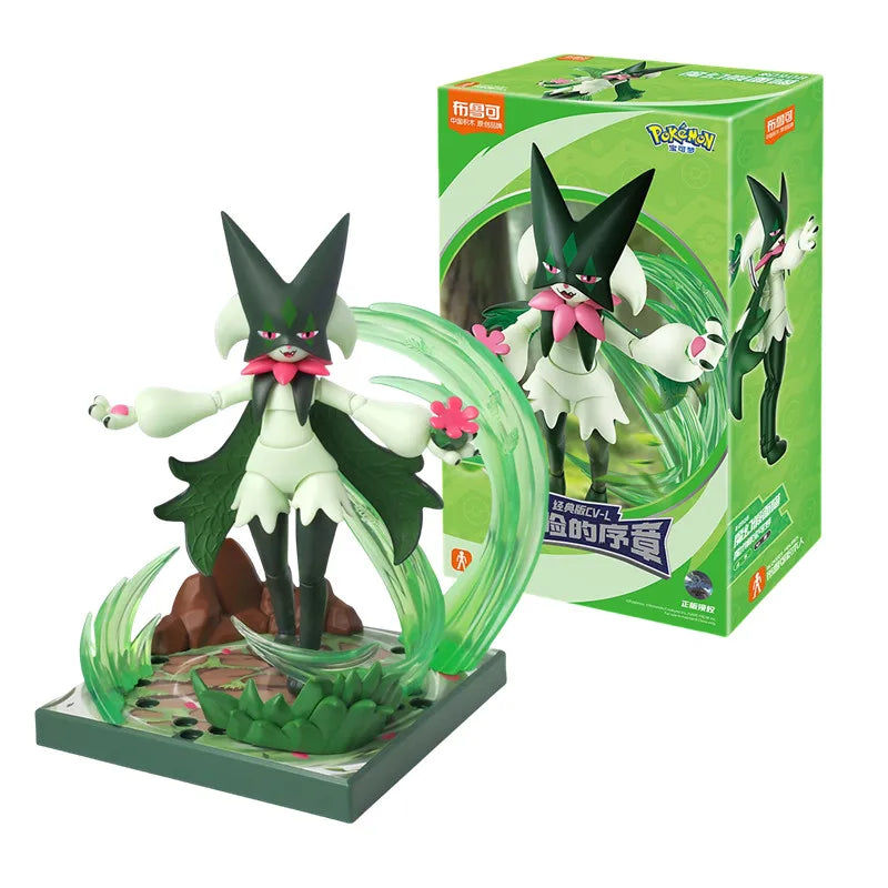 BLOKEES Pokemon building block toys Charizard Snorlax Scyther Lucario Cinderace action figure Stitching toy Collection model