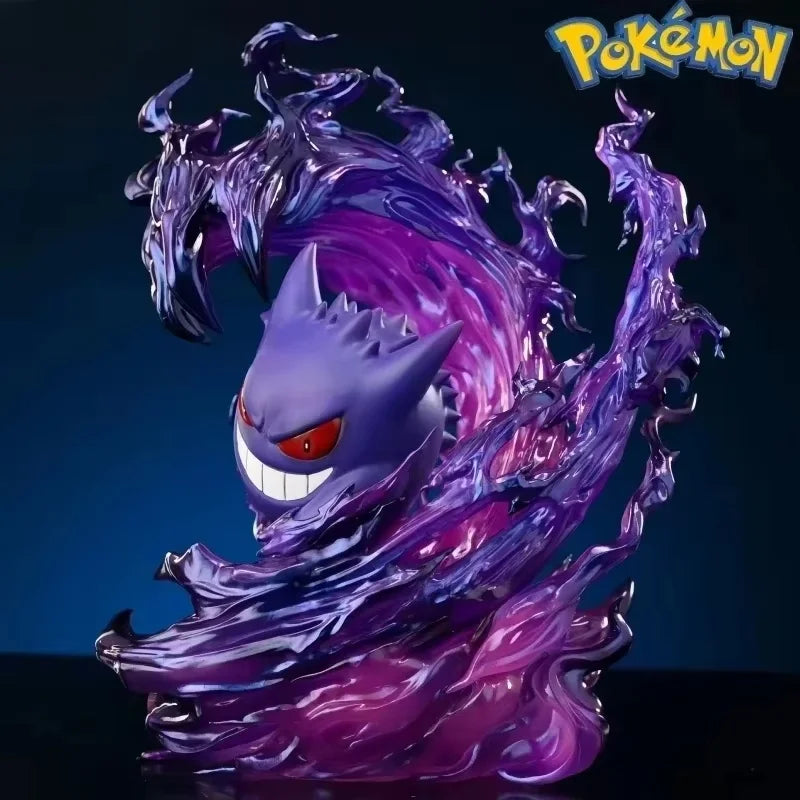 18cm Pokemon Gengar Figure, Anime Action Model Collectible Statue for Display, Halloween Christmas Birthday Gift