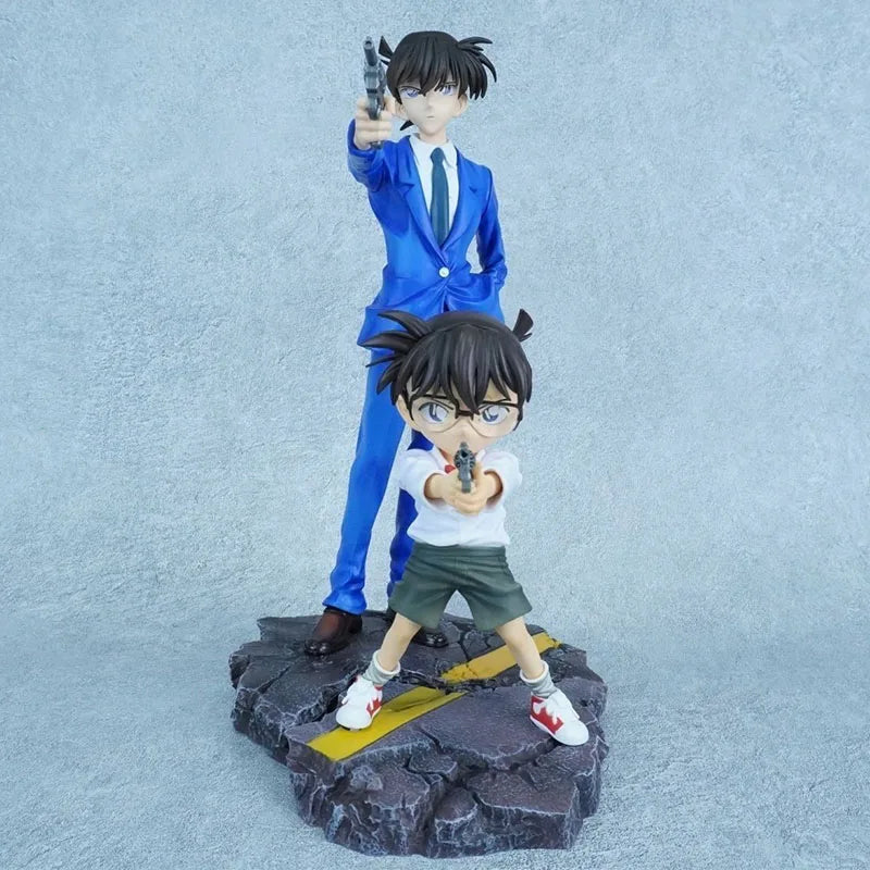 Conan Edogawa Mouri Kogorou Jimmy Kudo Model Richard Moore Action Figure Figuras Anime Peripheral Manga GK Statue Gift for Kids