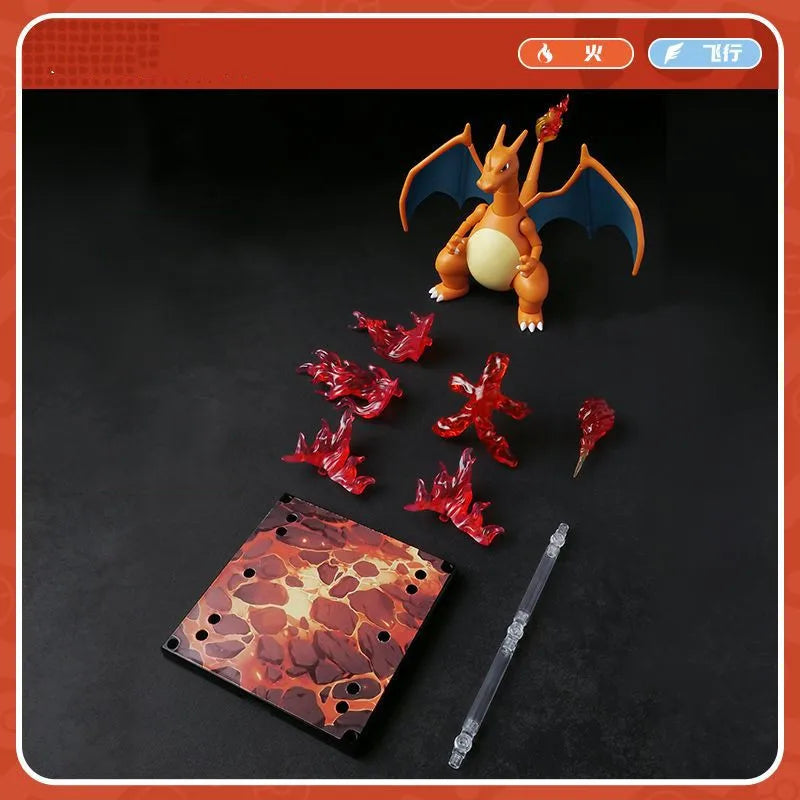 BLOKEES Pokemon building block toys Charizard Snorlax Scyther Lucario Cinderace action figure Stitching toy Collection model