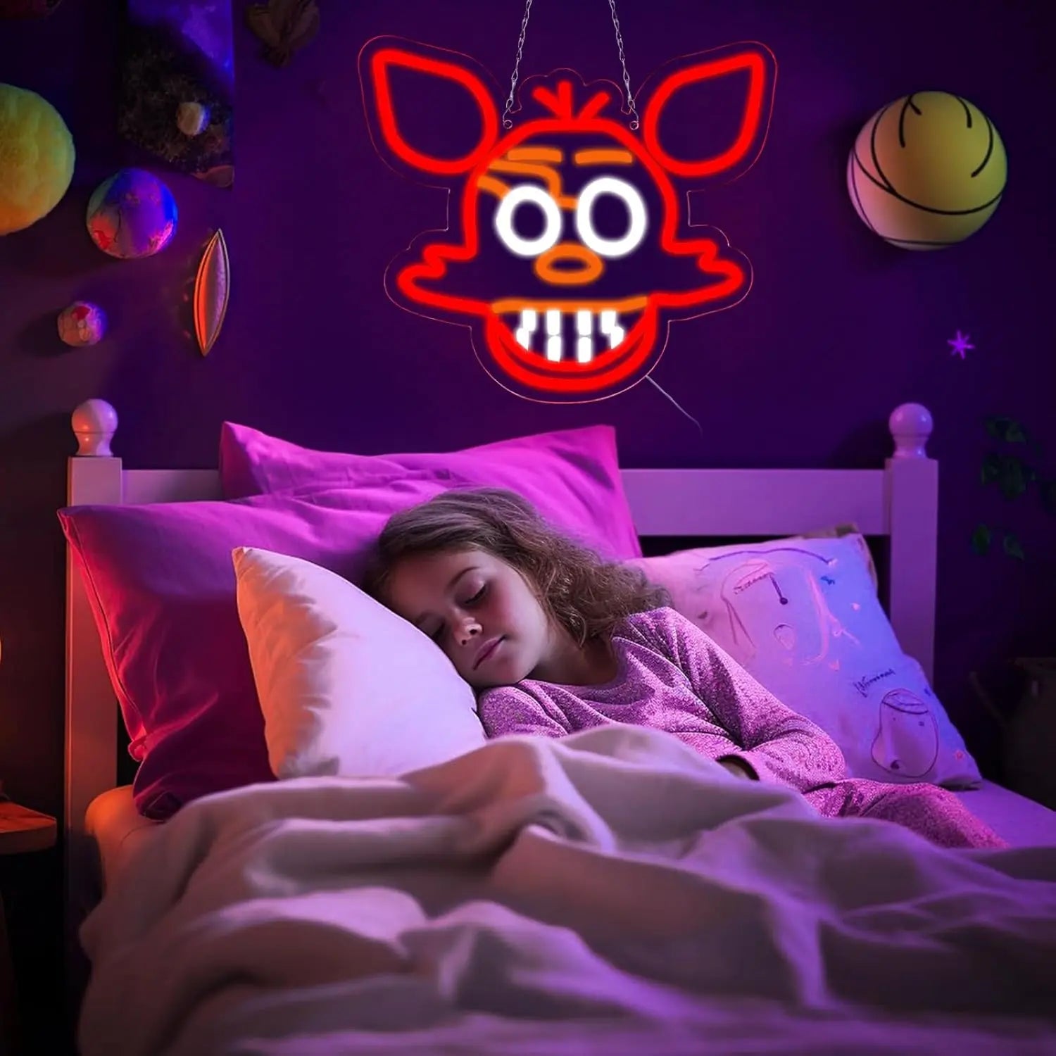 foxy Neon Signs LED Neon Light Sign Light Up Neon Signs Wall Decor for Game Room Man Cave Bar Decor Store Club Bistro