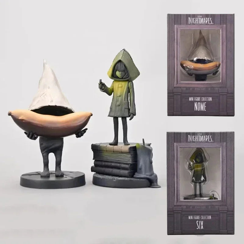 9cm Little Nightmares Nomes The Janitor Anime Game Figure Little Nightmares II Mono/ Six Action Figure Collectible Model Toys