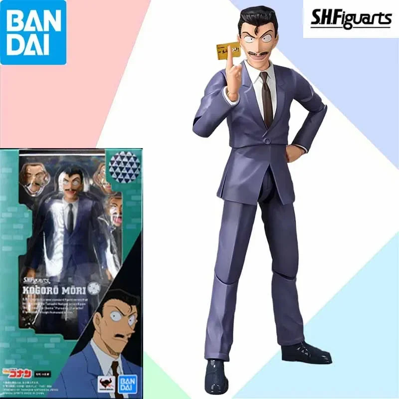 Bandai S.H.Figuarts SHF Detective Conan Resolution Edition Conan Edogawa Rachel Moore Mouri Kogorou Anime Figures Toys In Stock
