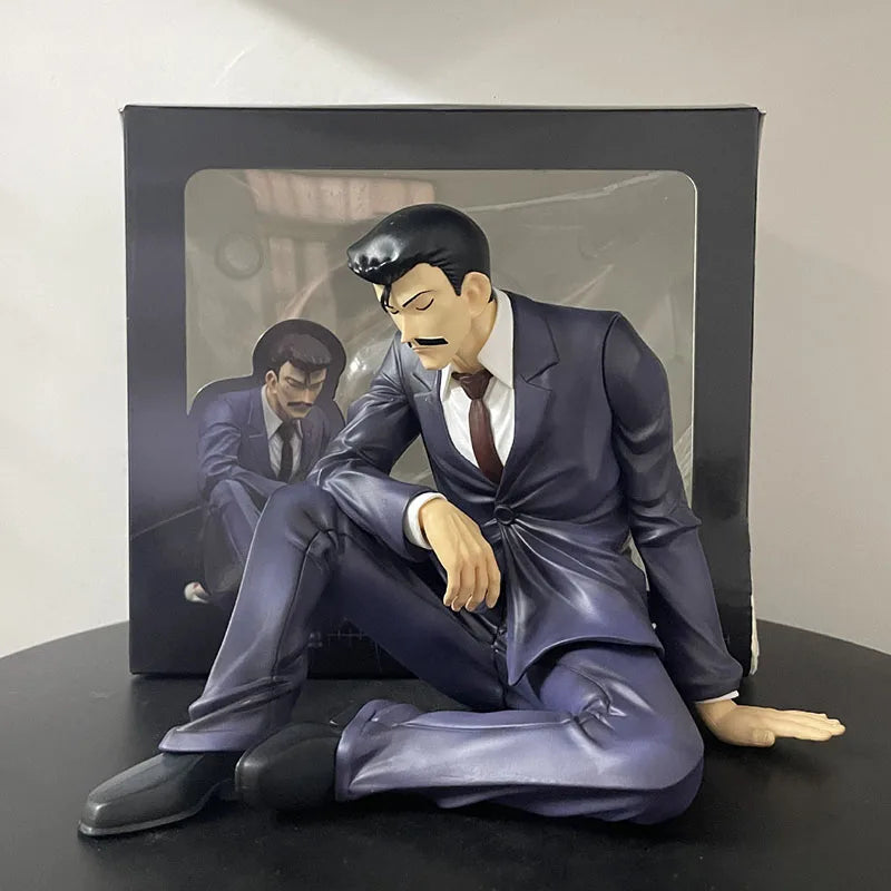 Conan Edogawa Mouri Kogorou Jimmy Kudo Model Richard Moore Action Figure Figuras Anime Peripheral Manga GK Statue Gift for Kids