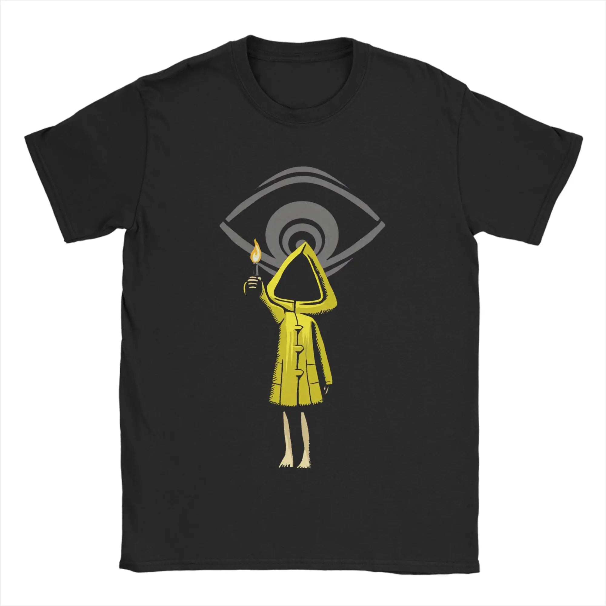 Mono Under the Moon Little Nightmares  T-Shirts Men Women 100% Cotton Tees Crew Neck Short Sleeve T Shirts Plus Size Tops