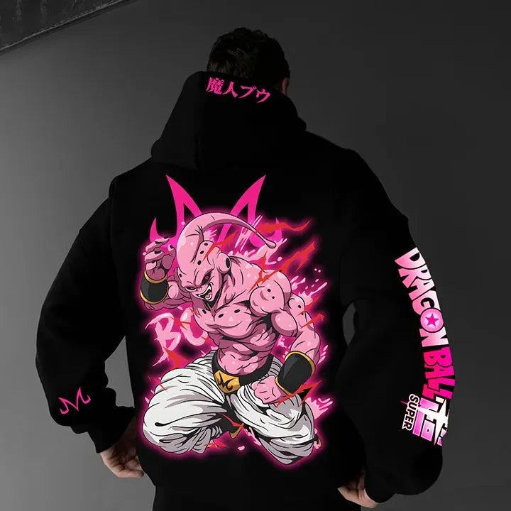 The Latest Dragon Ball Animation Peripheral Versatile Sweater Autumn and Winter Men's and Women's Loose Hooded Sweater