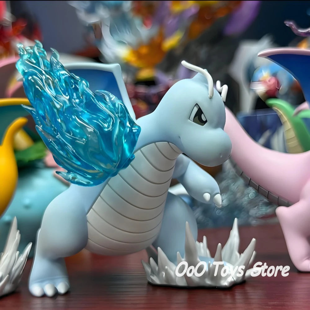 Anime Pokemon Figure Fire Punch Dragonite Action Figures Pvc Collection Model Toys for Children Gifts 10cm