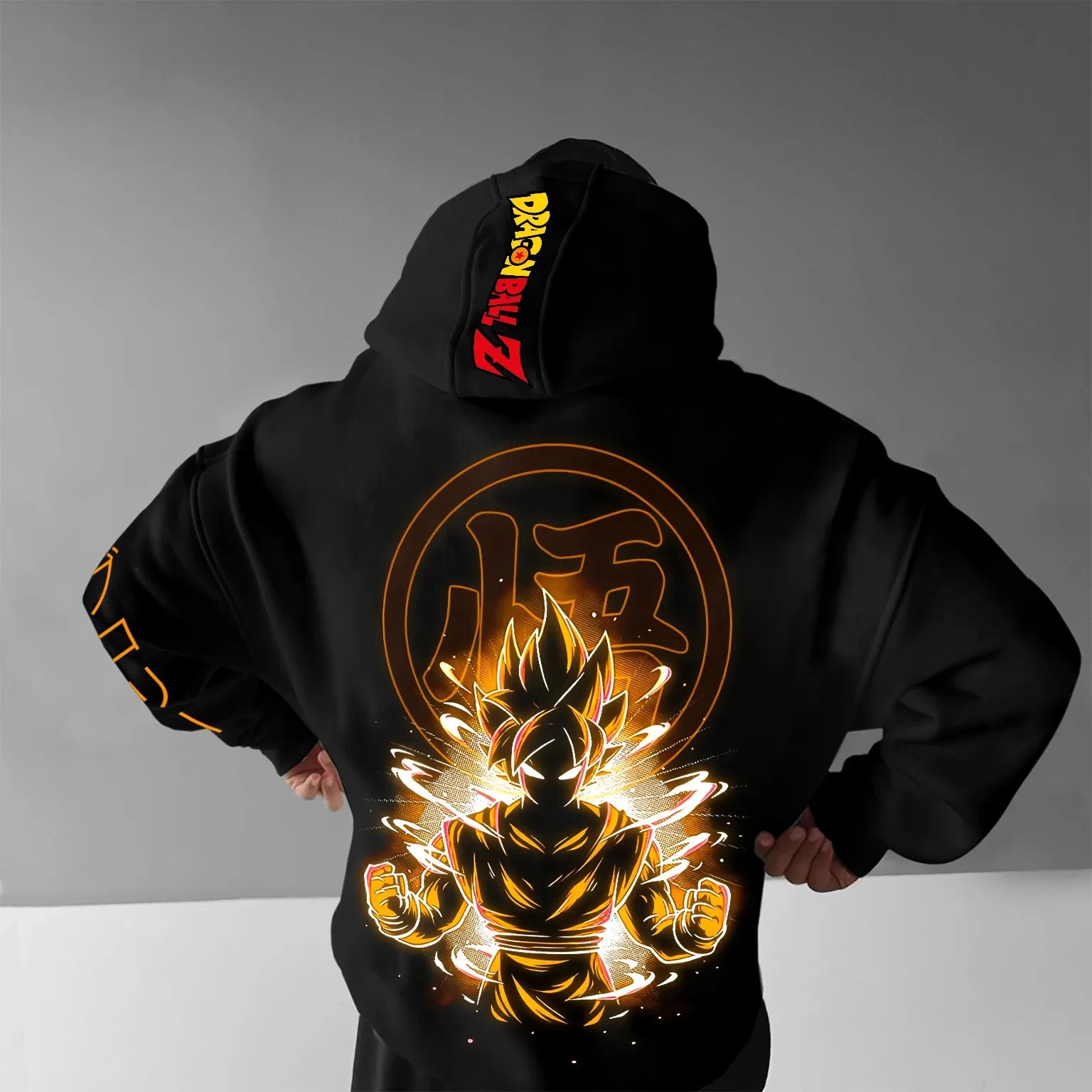 The Latest Dragon Ball Animation Peripheral Versatile Sweater Autumn and Winter Men's and Women's Loose Hooded Sweater