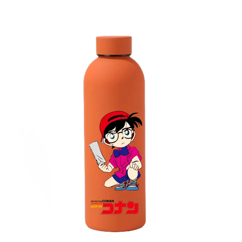 Detective Conan Vacuum Mug Student Sports Travel Water Bottle Rachel Moore Jimmy Kudo 316 Stainless Steel Cup Christmas Gift
