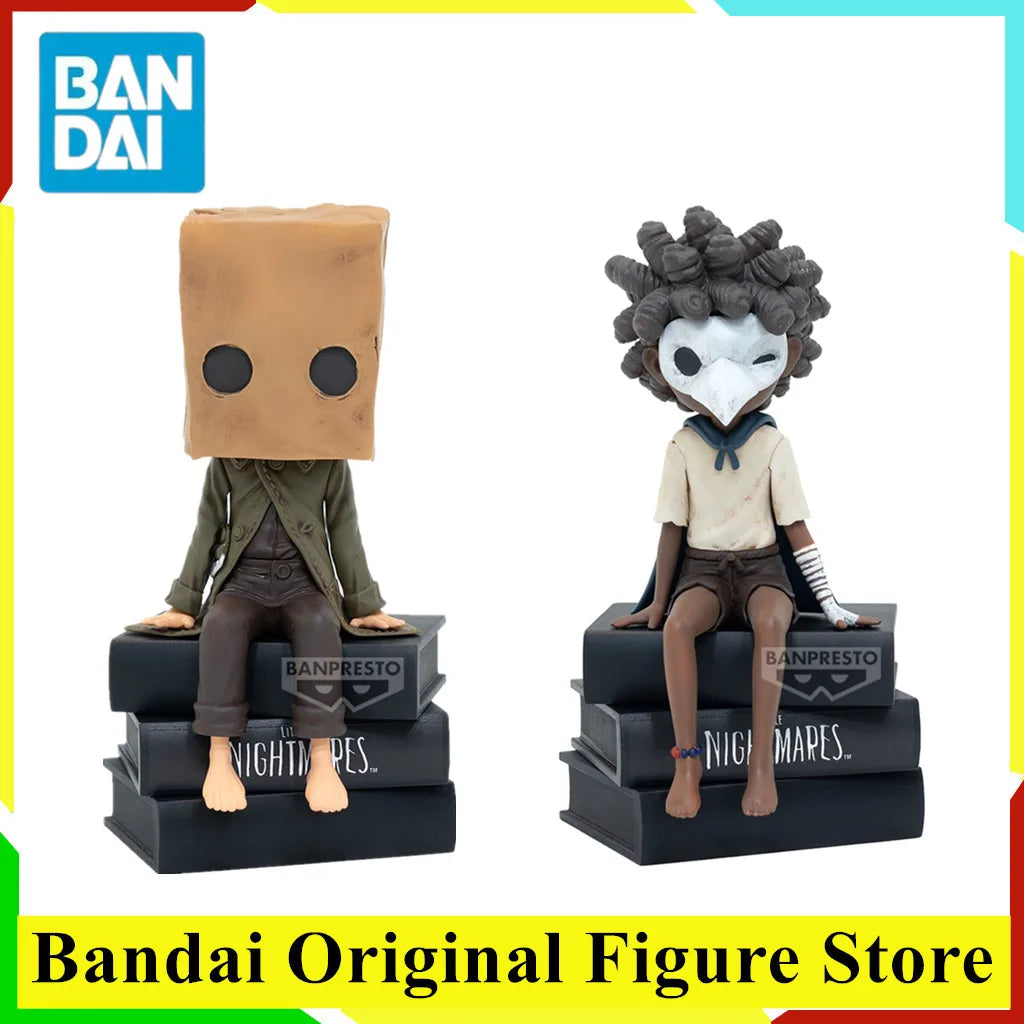 Original BANDAI Nome Six ALONE Low Anime LITTLE NIGHTMARES MONITOR TOP FIGURE vol.1 Action Figure Toys PVC Model Collection