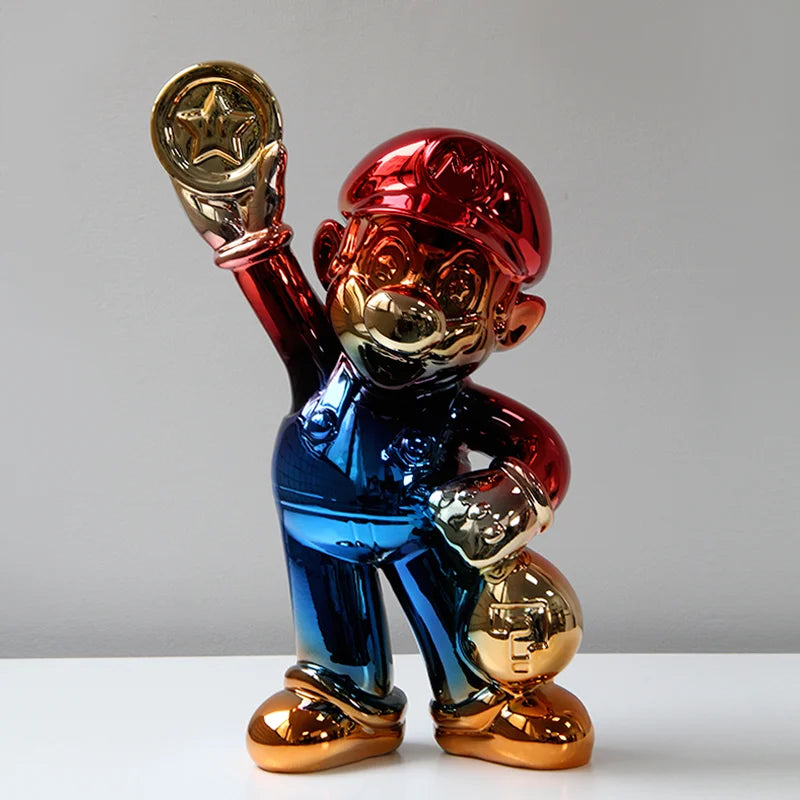 Modern Minimalist Ceramic Duck Figurine Creative Cartoon Decor for Living Room Model Home Office Desk