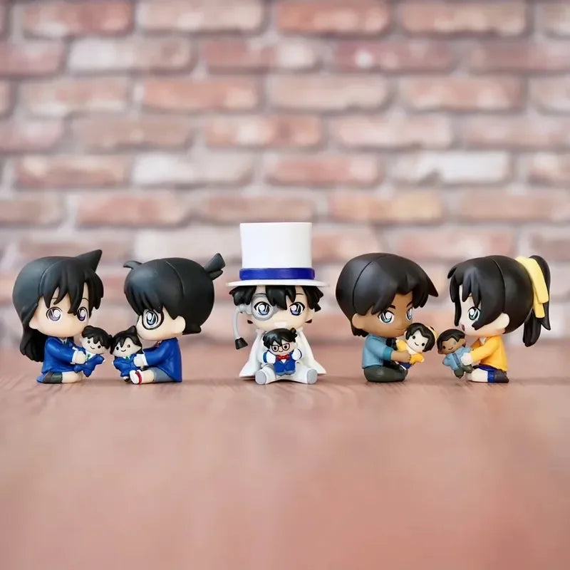 BANDAI Detective Conan Babysitting Pose Statue Mourir Ran Hirato Fumihiko  Action Figure Gifts Model Toys Collectible