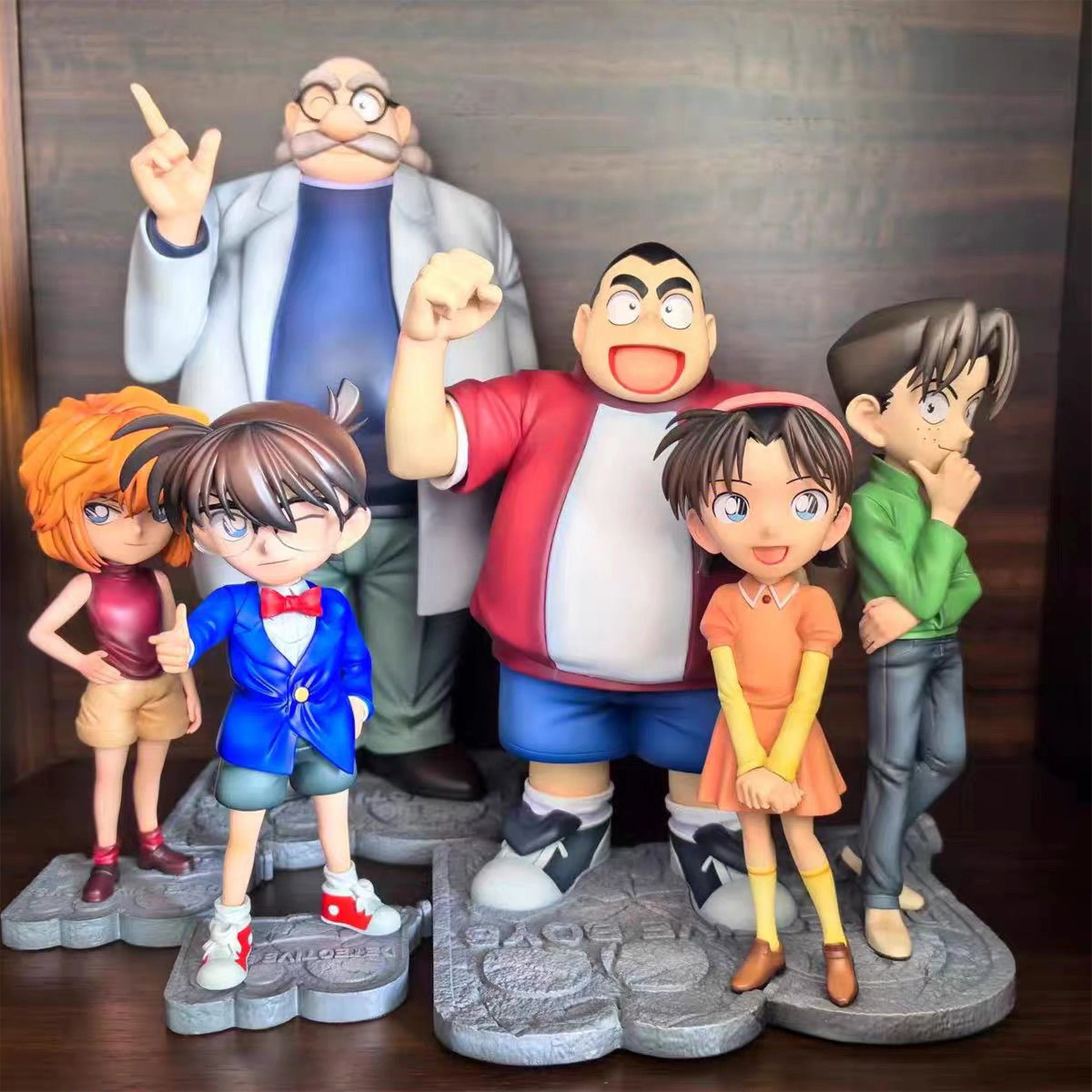 Detective Conan Figure Conan Edogawa Figures Anita Hailey Anime Figurine Kojima Genta Model Action Dolls Collect Toys Kids Gifts