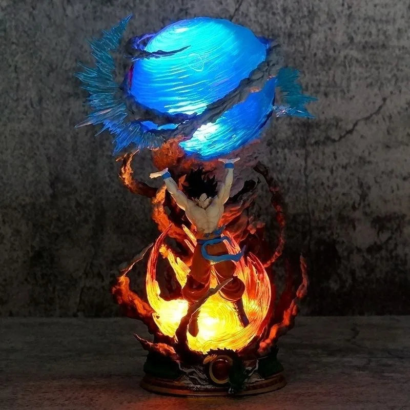 Anime Dragon Ball Goku Series Model 23cm Goku Action Figure GK PVC Decorative Desktop Ornaments Collectible Toy Gift