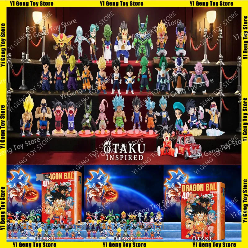 IN STOCK Dragon Ball 40th Anniversary 2D Plane Christmas Advent Calendar Trendy Blind Box Ornaments Hanging Tree Decoration Gift