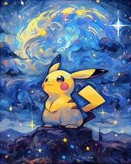 Pokemon Anime Canvas PaintingCharizard Pikachu Gengar Eevee Squirtle Poster Print Mural Picture Wall Art Home Decor Gift Cuadros