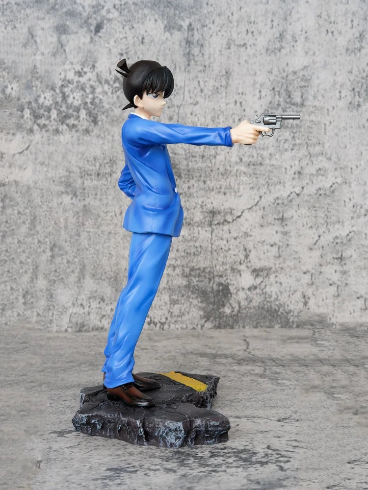 Detective Conan Kudou Shinichi And Conan Edogawa Aim Anime Figure Model Statue Collection Desktop Decoration Ornament Toys Gifts