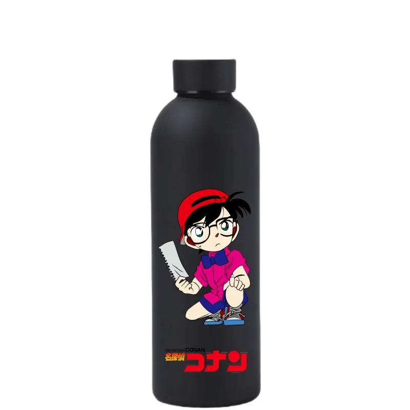 Detective Conan Vacuum Mug Student Sports Travel Water Bottle Rachel Moore Jimmy Kudo 316 Stainless Steel Cup Christmas Gift