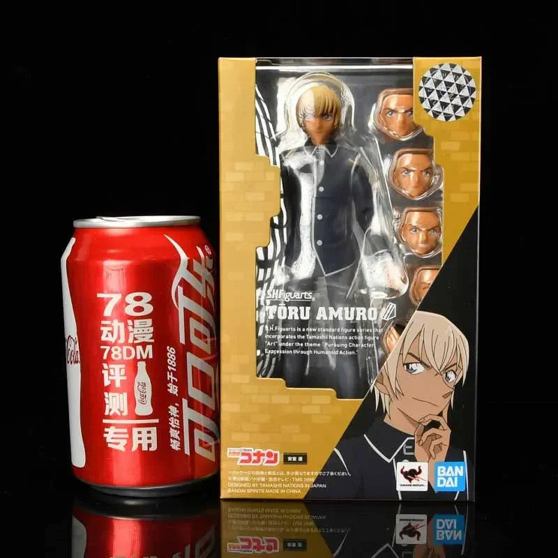 Bandai S.H.Figuarts SHF Detective Conan Resolution Edition Conan Edogawa Rachel Moore Mouri Kogorou Anime Figures Toys In Stock