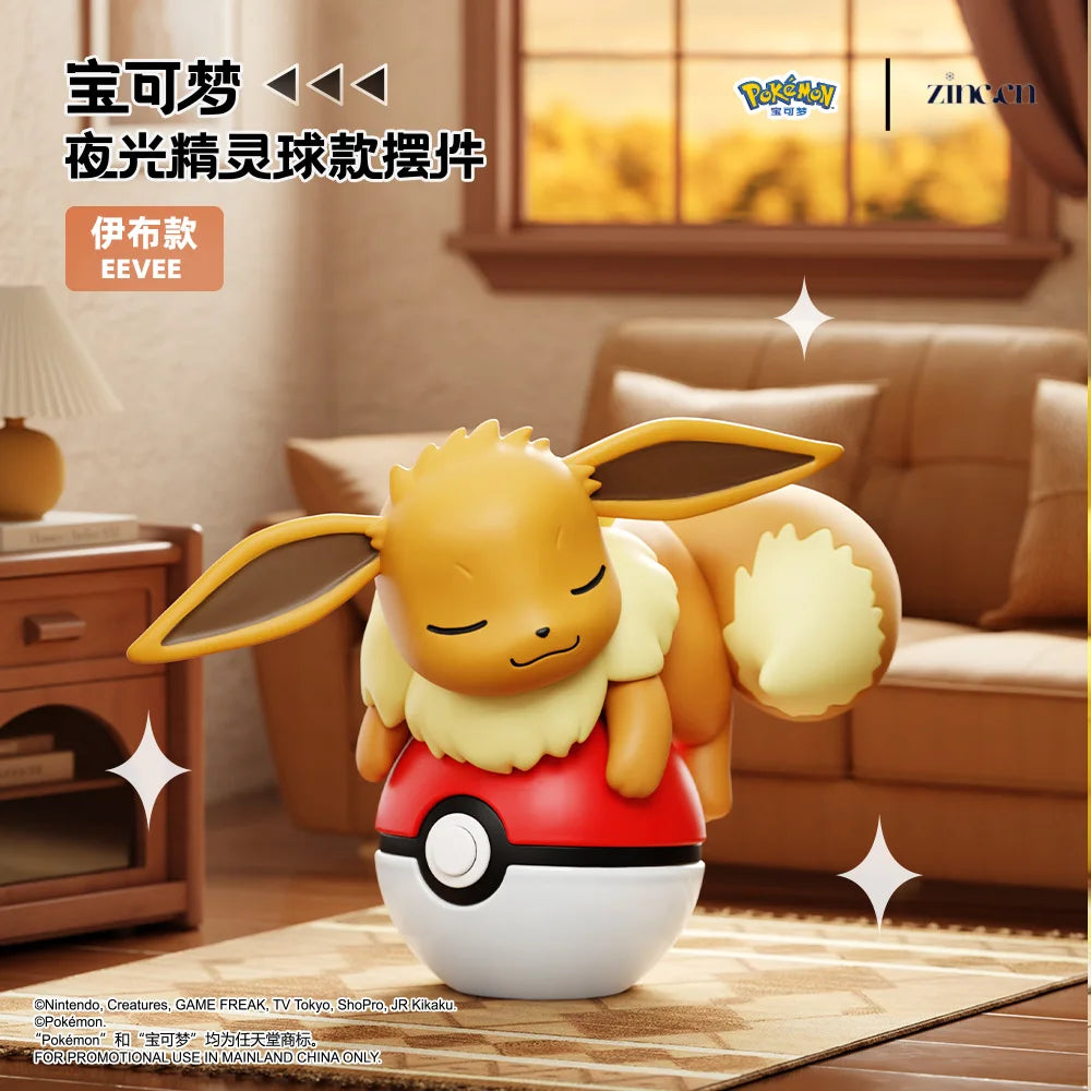 Genuine Pokemon Pikachu Eevee Psydusk Squirtle Charmander Bulbasaur Anime Action Figure Toy Doll Car Decoration Christmas Gift