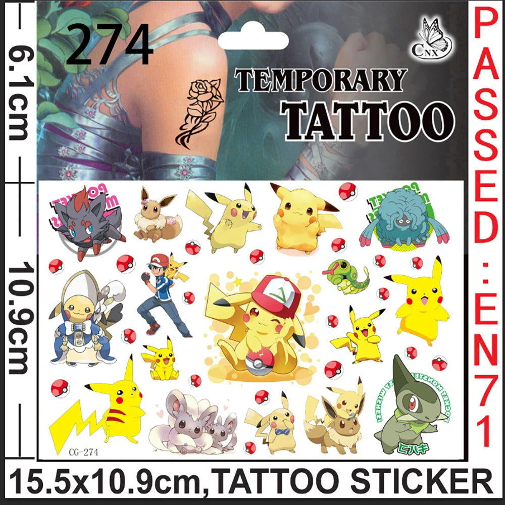 Pokemon Birthday Party Favors Pikachu Slap Bracelet Stamps Gifts Christmas Stocking Fillers Party Supplies Decoration Souvenirs