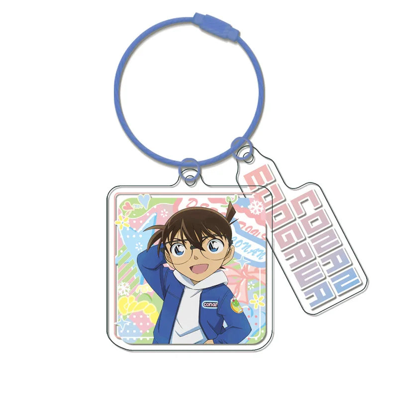 Detective Conan Metal Coil Layer Keychain Double Sided HD Anime Acrylic  Wholesale Bulk Custom Anime Merchandise Gift