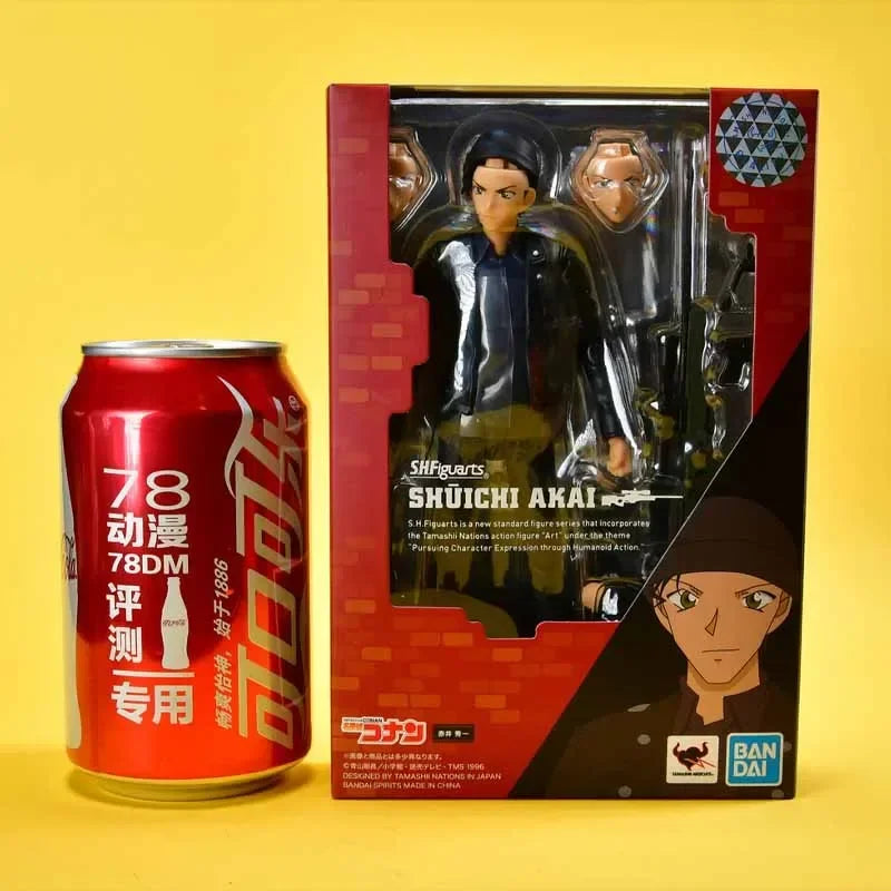 Bandai S.H.Figuarts SHF Detective Conan Resolution Edition Conan Edogawa Rachel Moore Mouri Kogorou Anime Figures Toys In Stock