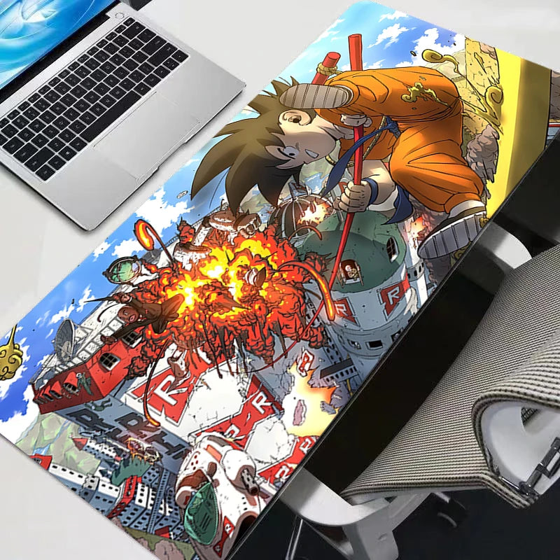 Dragon Ball Z Kawaii DBZ Mouse pad Anime Cute Girl Gabinete Gamer Computer Desk Mat Keyboard Gaming Accessories Mousepad