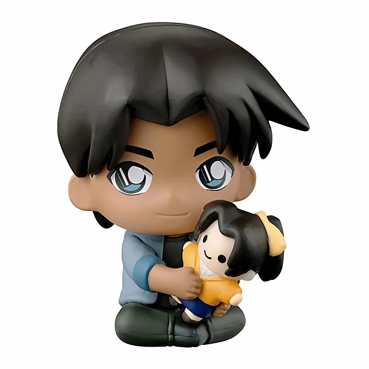 BANDAI Detective Conan Babysitting Pose Statue Mourir Ran Hirato Fumihiko  Action Figure Gifts Model Toys Collectible