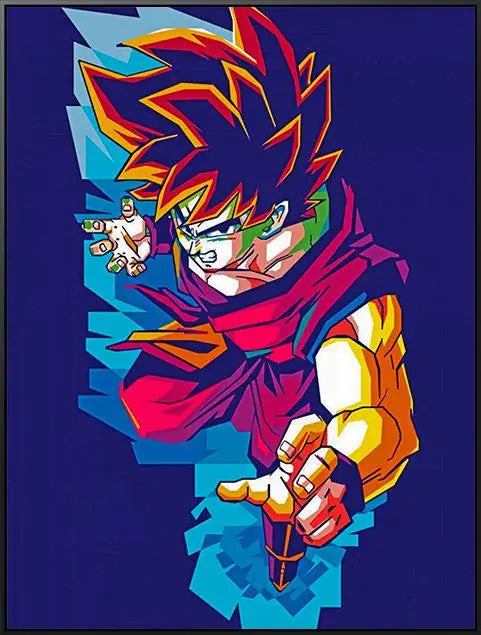 Japanese Anime Canvas Painting Dragon Ball Z Goku Cartoon Posters Print Mural Pictures Wall Art Children's Room Home Decor Gifts