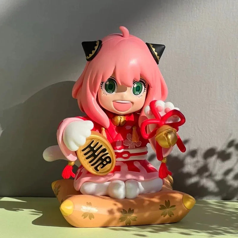 Cartoon Kojima Genta Conan Edogawa Action Figure Anime Anya Chainsaw Man Figure Spy×Family Anya Forger Figurine Series Model Toy