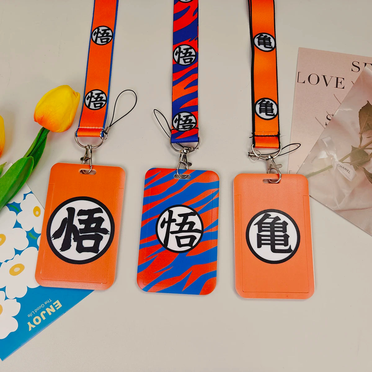 Dragon Ball Credential Holder Japanese Anime Lanyards for Key Neck Strap For Card Badge Gym Keychain Keyring Accessories Gifts