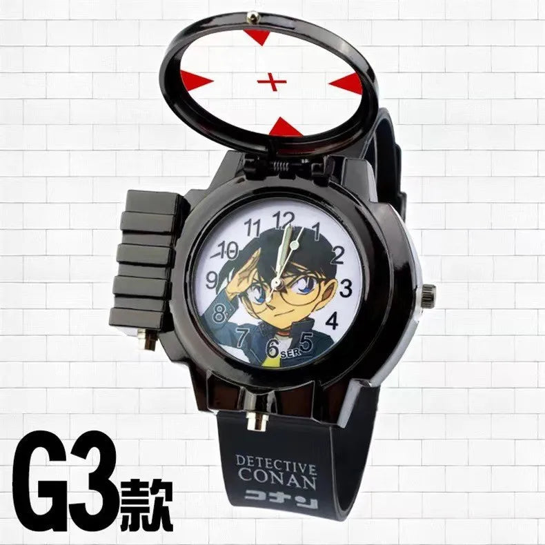 Anime Detective Conan Laser Children's Cartoon Watch