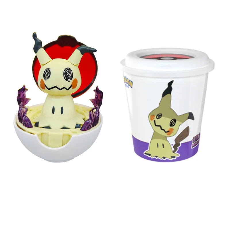 Pokemon Figure Bulbasaur Eevee Charmander Squirtle Pikachu Piplup Cubone Mimikyu Jigglypuff Poke Ball Pokeball Toy Ornament Doll