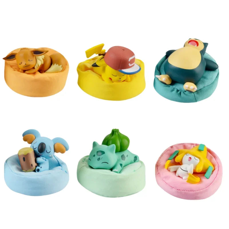 Pokemon Anime Pikachu Eevee Poket Gift Pokemon Starry Dream Series Action Figures Bulbasaur Snorlax Monster Model Ornaments Toy