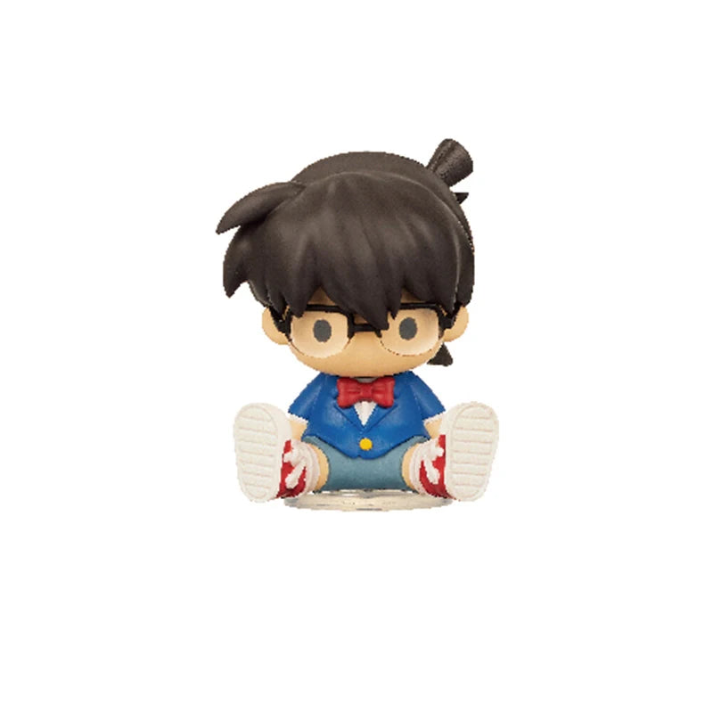 Original Detective Conan Animation Game Peripheral Toys Conan Hailey Petadoll Boxed Gacha Anime Action Model Figures Collection