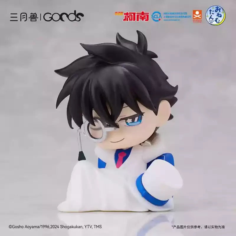 Genuine GOODS Detective Conan Cloth Group Series intersting Box Shinichi Mauryan Kiddo Hand Figure Ornament