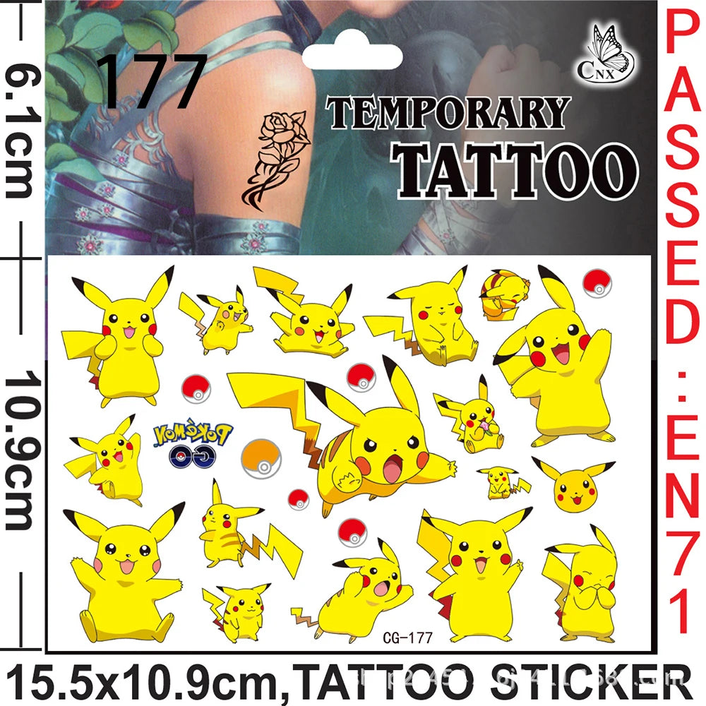 Pokemon Birthday Party Favors Pikachu Slap Bracelet Stamps Gifts Christmas Stocking Fillers Party Supplies Decoration Souvenirs