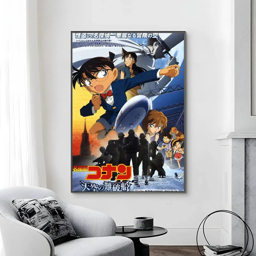 D-Detective C-Conan Movie Poster Canvas painting poster with prints Home bedroom living room decoration gift