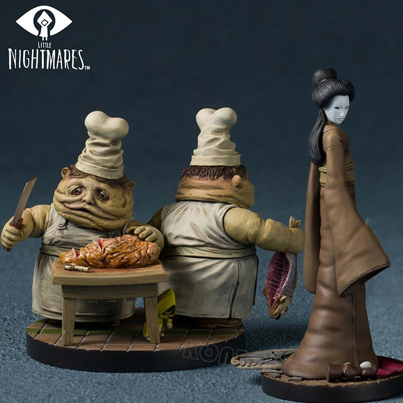 11cm Little Nightmares The Lady Anime Game Figure The Twin Chefs Action Figure Mini Mono/Nomes Six Figurine Model Doll Toys Gift