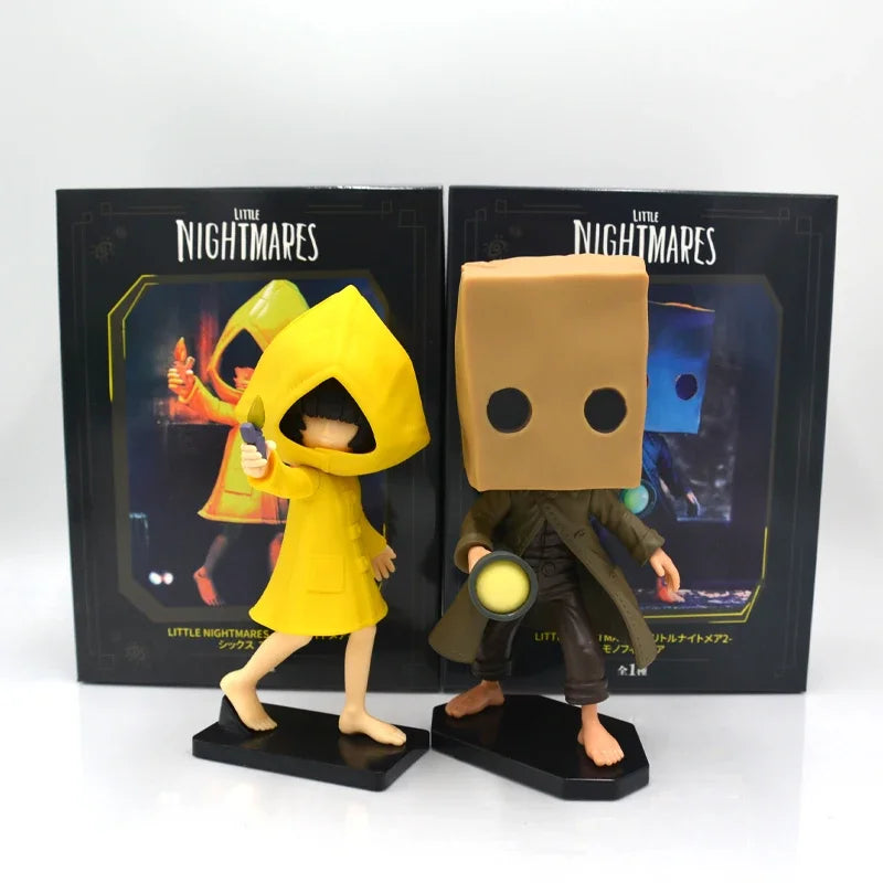 9cm Little Nightmares Nomes The Janitor Anime Game Figure Little Nightmares II Mono/ Six Action Figure Collectible Model Toys